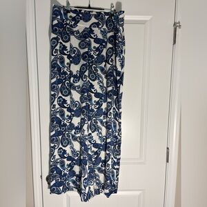 LIKE NEW-Express Wide Leg Paisley Pant Size L